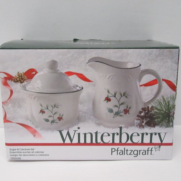 NEW! Pfaltzgraff Winterberry Coffee/Tea/Hot Cocoa - Full Service for Four - Picture 4 of 10